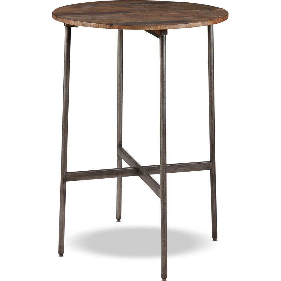 atwood dark brown adjustable bar table   