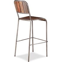 atwood dark brown bar stool   