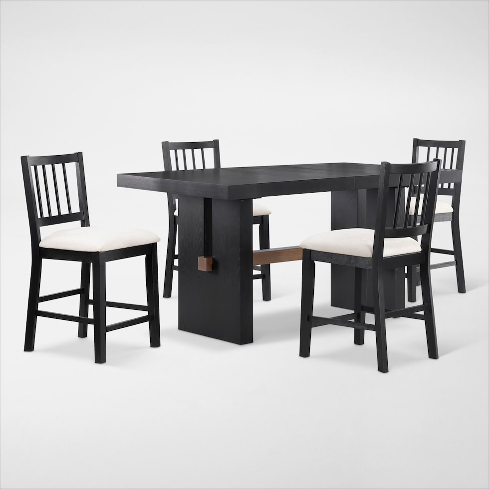 auburn dining black counter height stool   