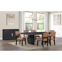 auburn dining black dining chair   