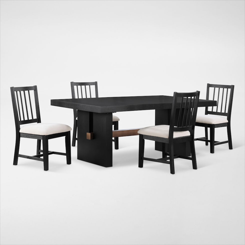 auburn dining black dining chair   