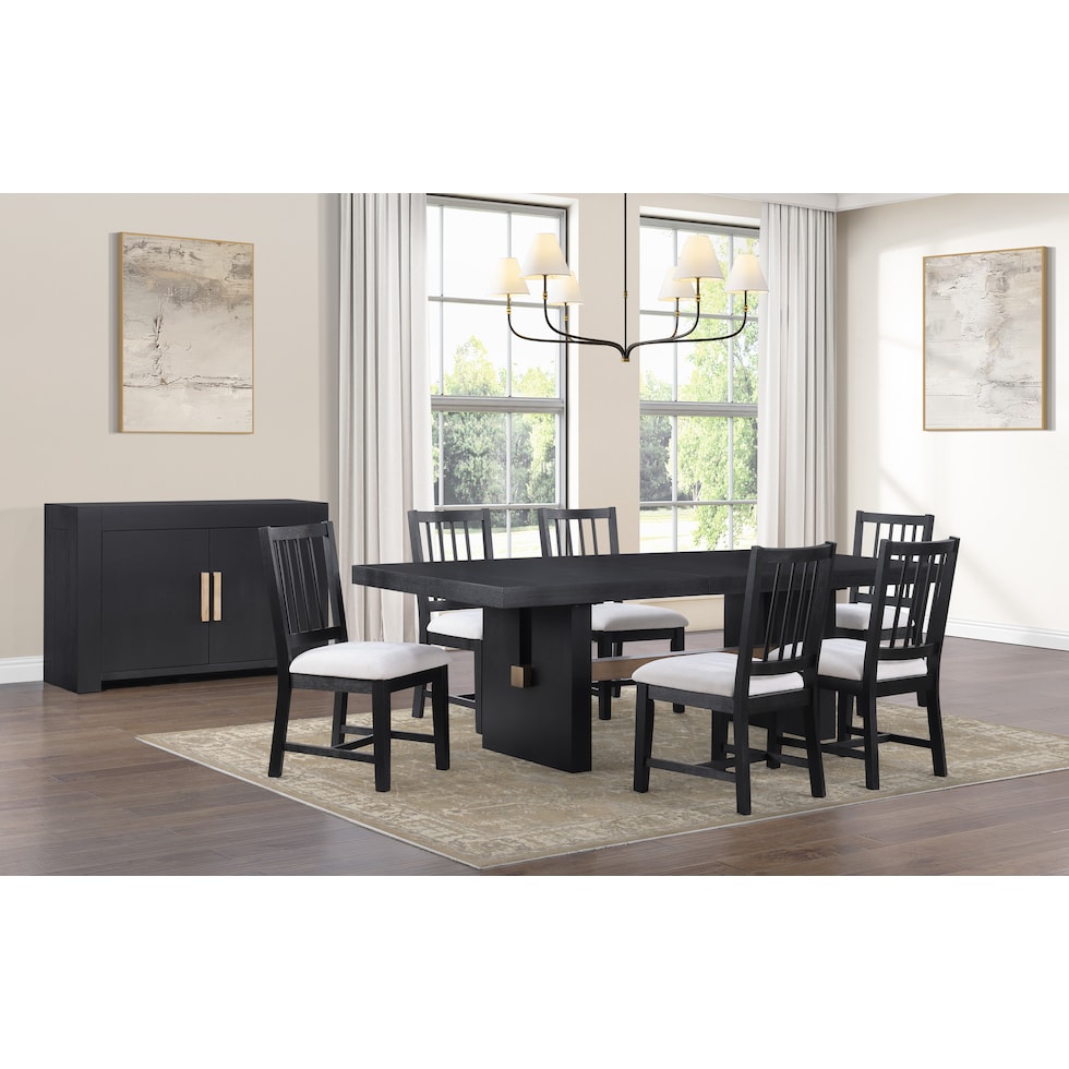 auburn dining black dining chair   