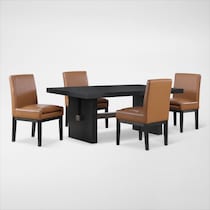 auburn dining black host chair   