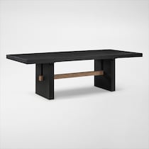 auburn dining light brown black legs  pc dining room   