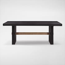 auburn dining light brown black legs  pc dining room   
