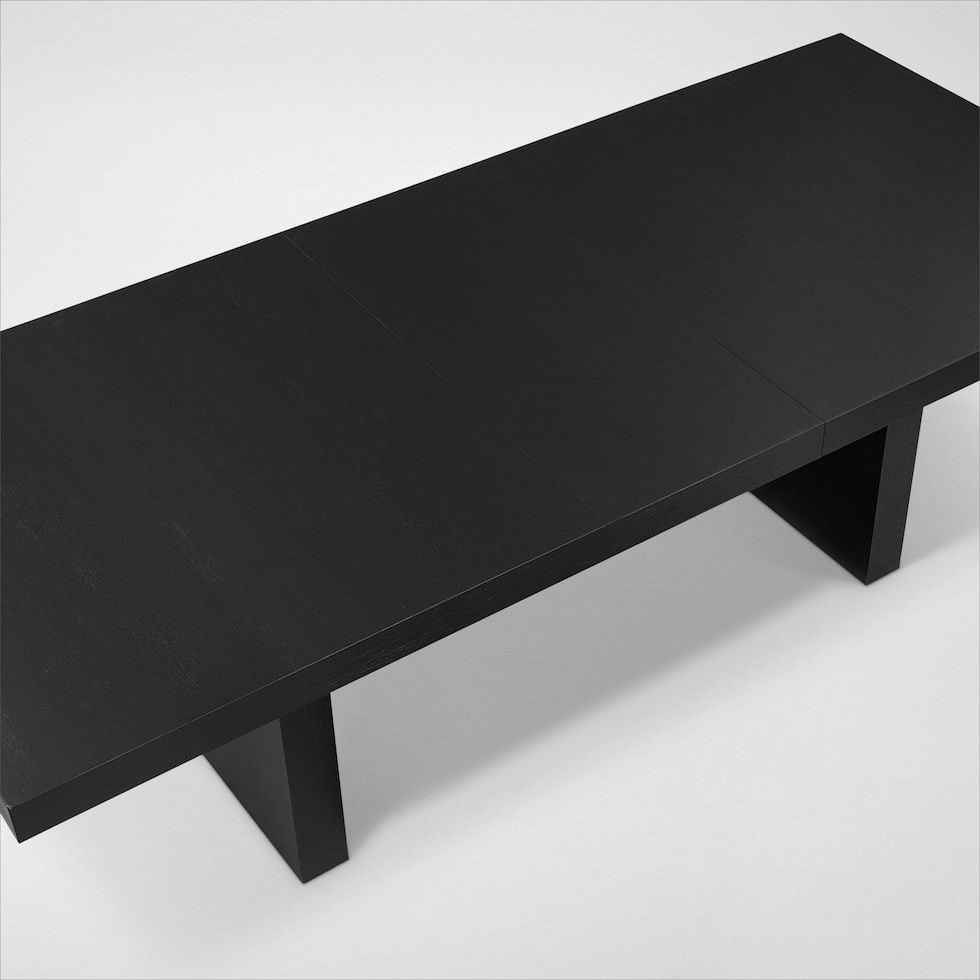 auburn dining light brown black legs  pc dining room   