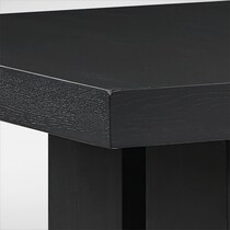 auburn dining light brown black legs  pc dining room   