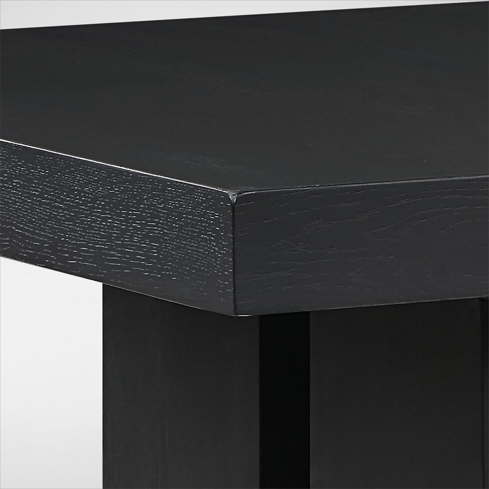auburn dining light brown black legs  pc dining room   