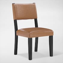 auburn dining light brown black legs  pc dining room   