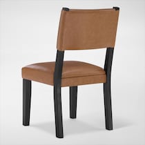 auburn dining light brown black legs  pc dining room   