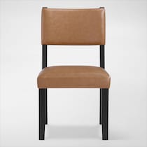 auburn dining light brown black legs  pc dining room   