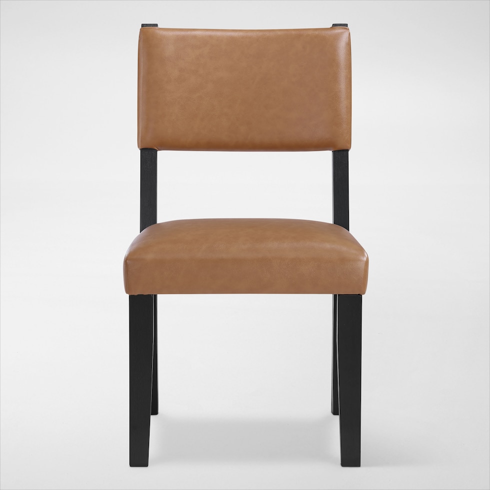 auburn dining light brown black legs  pc dining room   