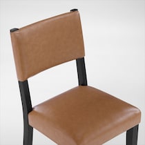 auburn dining light brown black legs  pc dining room   