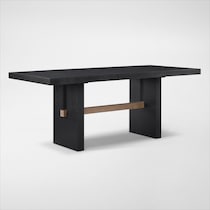 auburn dining light brown black legs  pc counter height dining room   