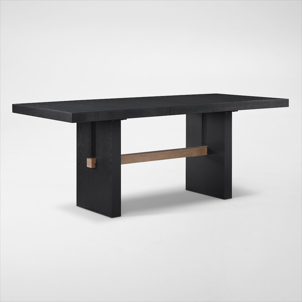 auburn dining light brown black legs  pc counter height dining room   