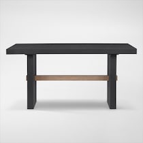 auburn dining light brown black legs  pc counter height dining room   