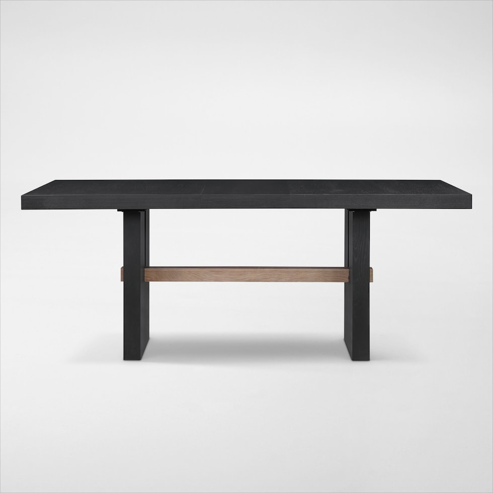 auburn dining light brown black legs  pc counter height dining room   
