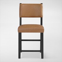 auburn dining light brown black legs  pc counter height dining room   