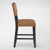 auburn dining light brown black legs  pc counter height dining room   
