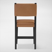 auburn dining light brown black legs  pc counter height dining room   
