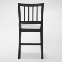 auburn dining white black legs counter height stool   