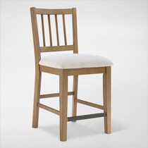 auburn dining white natural legs  pc counter height dining room   