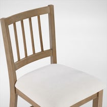 auburn dining white natural legs  pc counter height dining room   