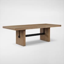 auburn dining white natural legs  pc dining room   