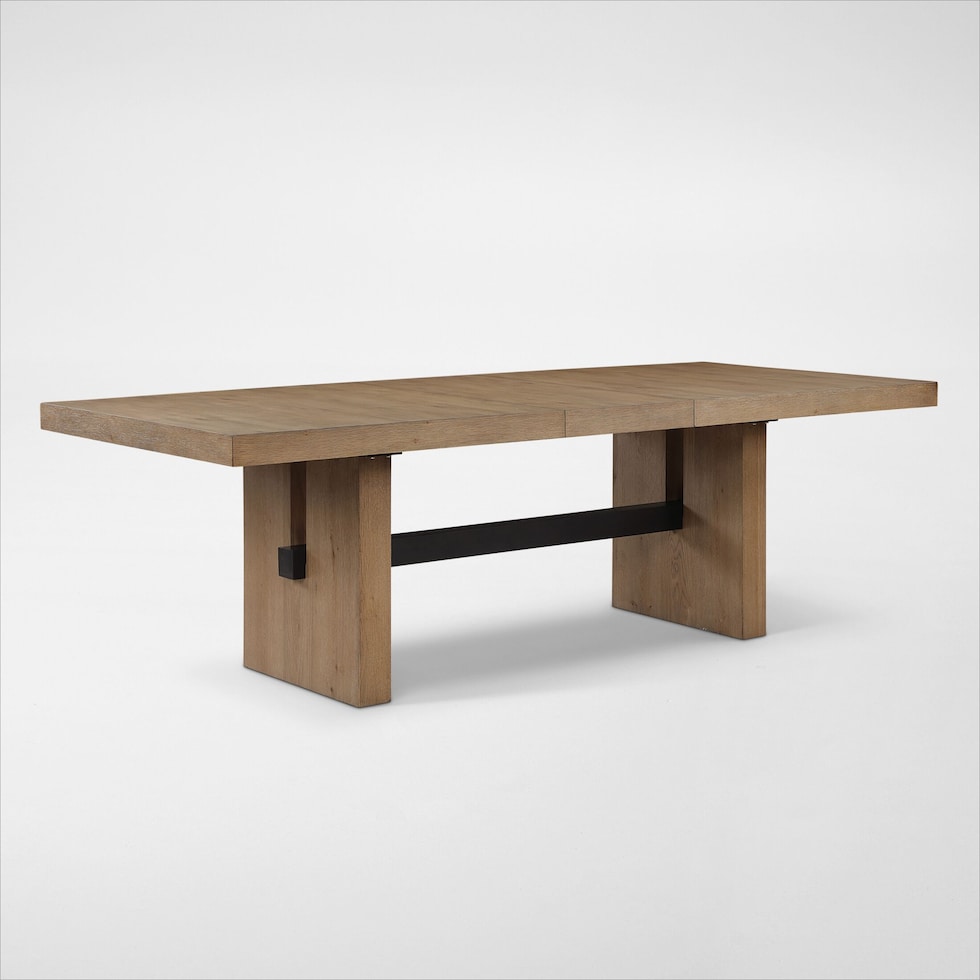 auburn dining white natural legs  pc dining room   