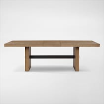 auburn dining white natural legs  pc dining room   