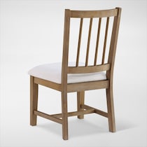 auburn dining white natural legs  pc dining room   