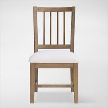auburn dining white natural legs  pc dining room   