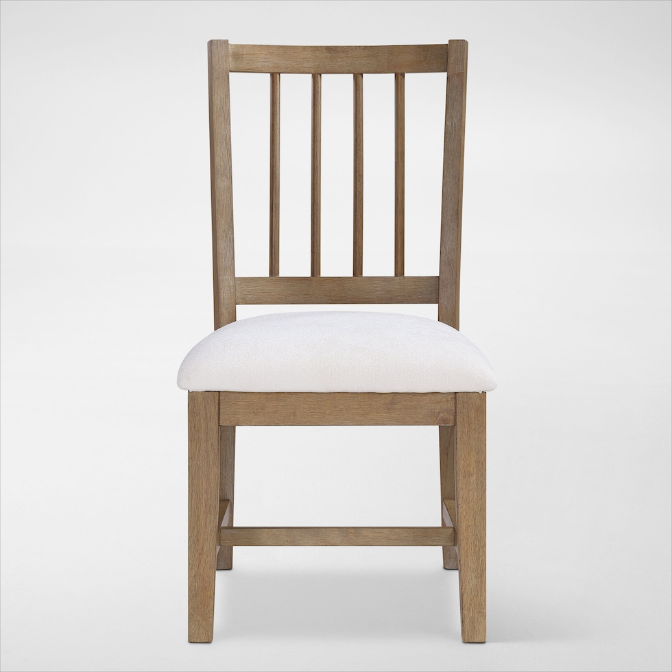 auburn dining white natural legs  pc dining room   