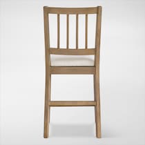 auburn dining white natural legs counter height stool   