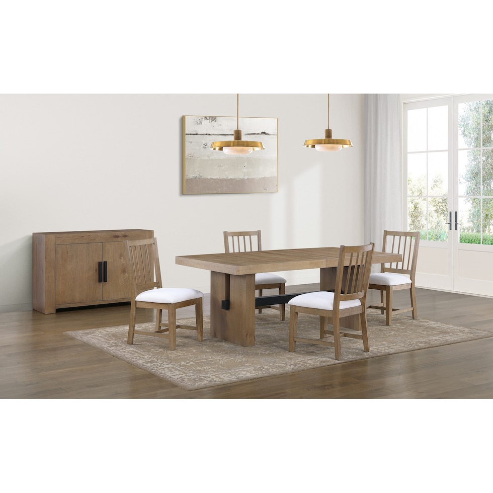 auburn dining white natural legs dining chair   