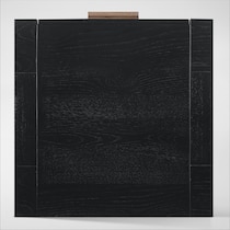 auburn tables black drawer end table   