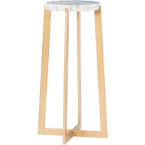 audette gold side table   