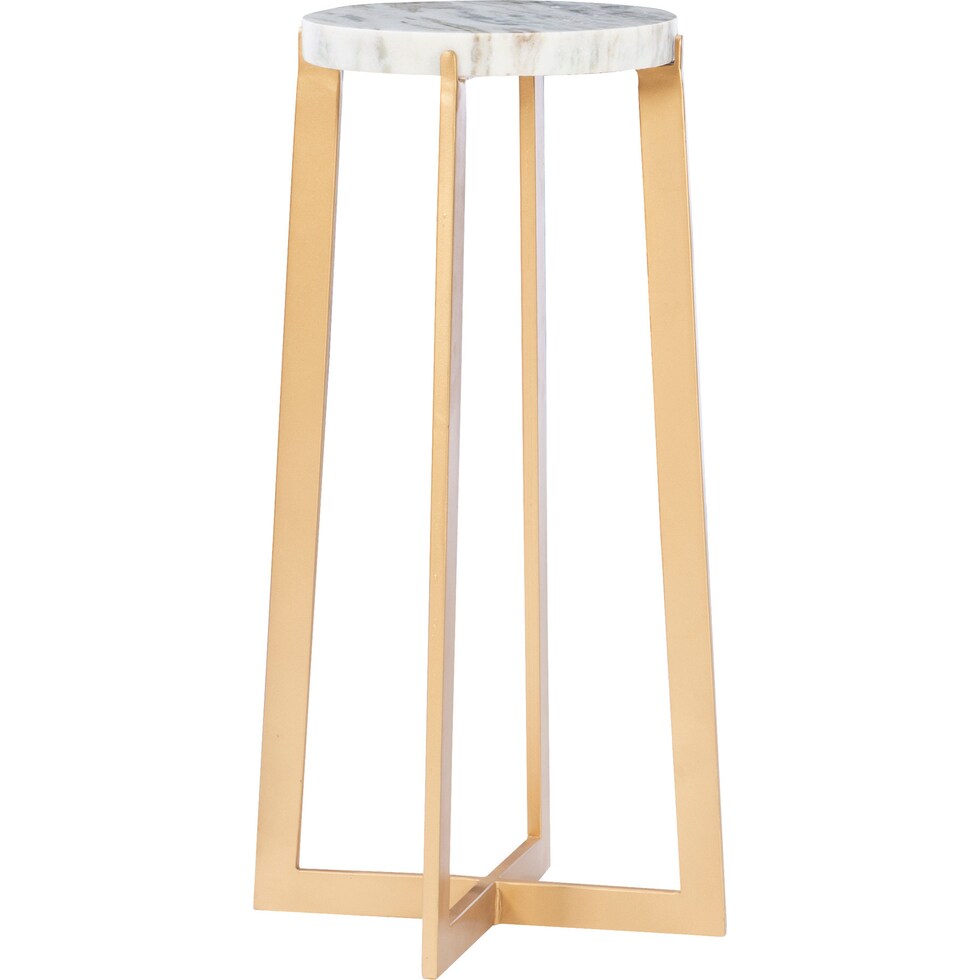 audette gold side table   