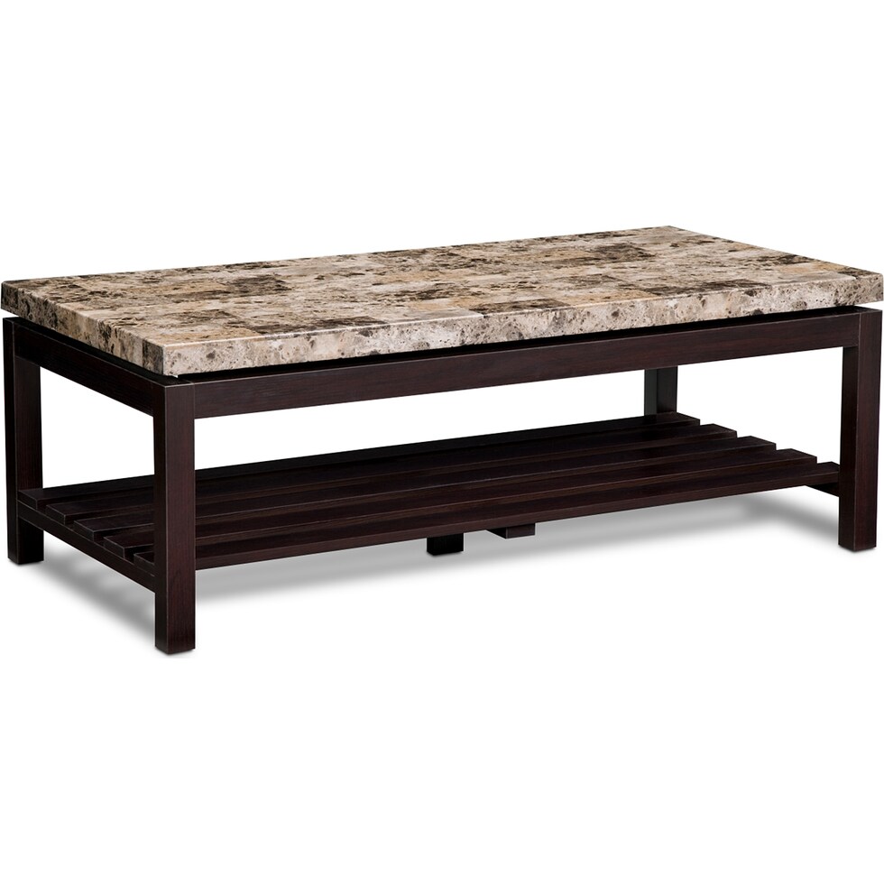 audra merlot coffee table   