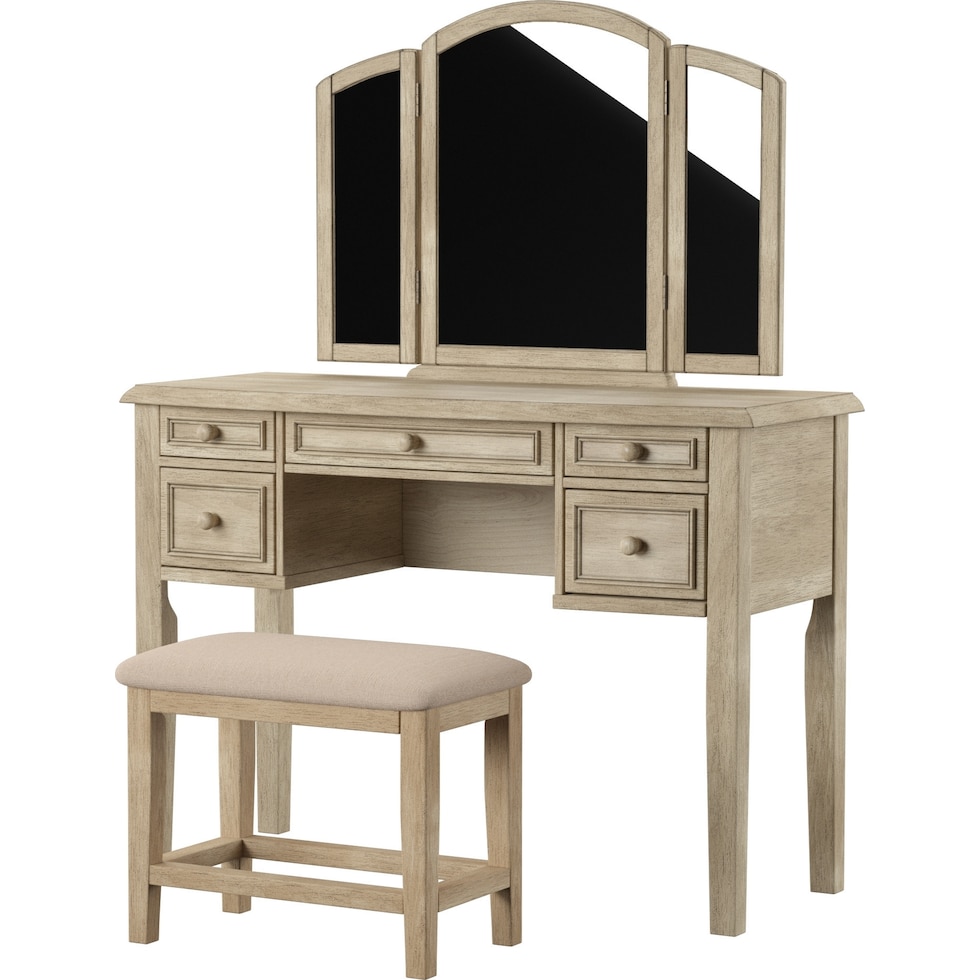 audrina neutral vanity   