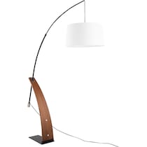 augie light brown floor lamp   