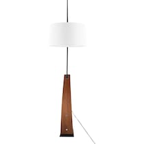 augie light brown floor lamp   