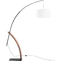 augie light brown floor lamp   