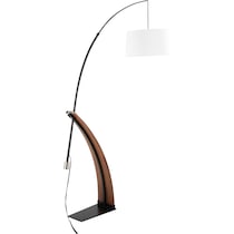 augie light brown floor lamp   