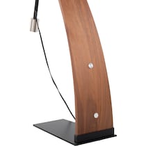 augie light brown floor lamp   