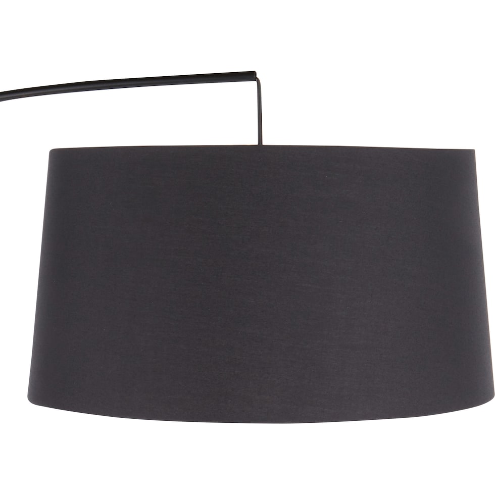 augie walnut black floor lamp   