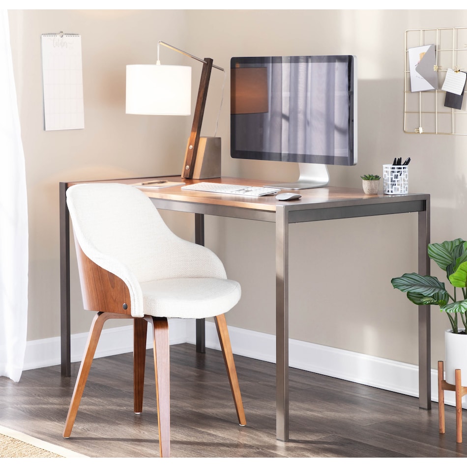 augie white table lamp   