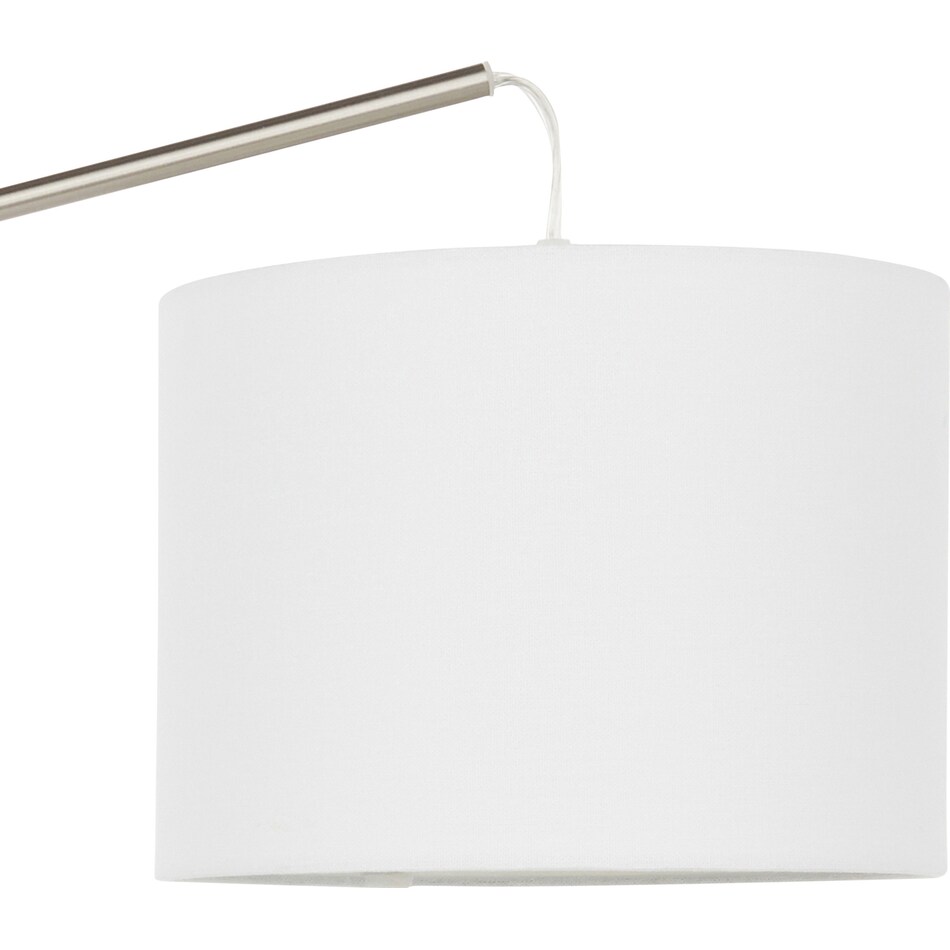 augie white table lamp   