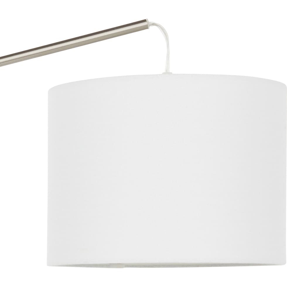augie white table lamp   