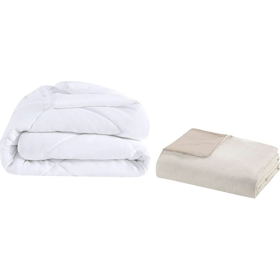augusta light brown king california king bedding set   